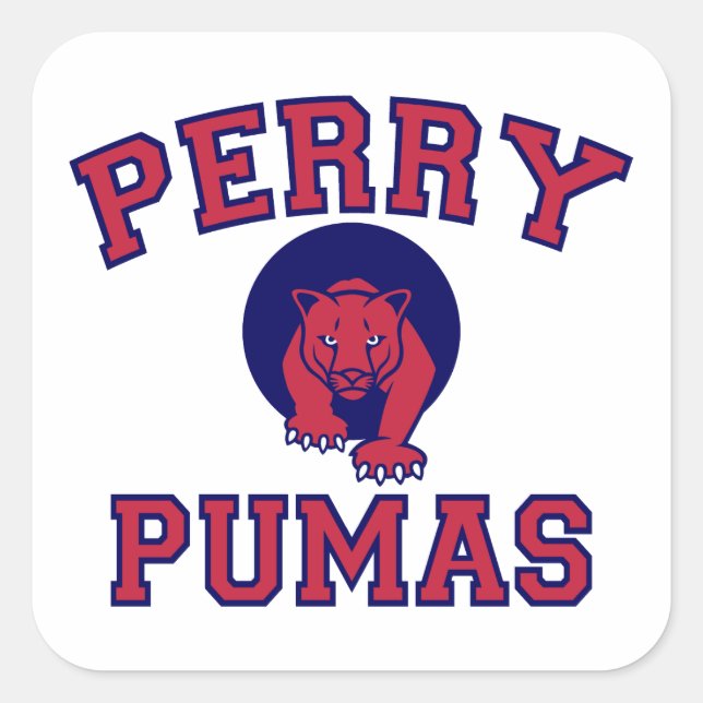Sticker Carré Perry Pumas (Devant)