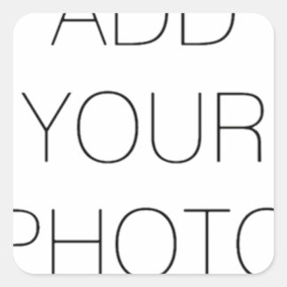 Sticker Carré Personnalisé Ajouter votre propre photo ou texte