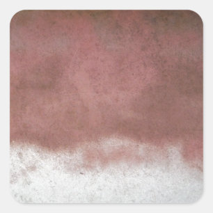 Sticker Carré personnalisé de luxe rose et blanc