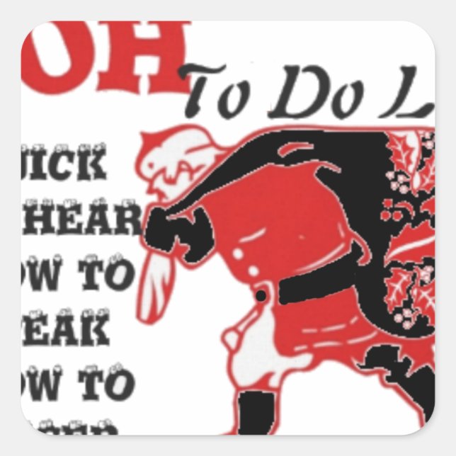 Sticker Carré Personnaliser (Devant)