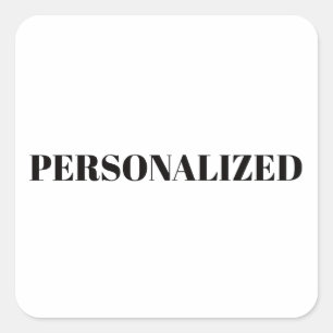 Sticker Carré Personnalisez le Vôtre