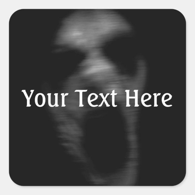 Sticker Carré Pertes de troubles mentaux (Devant)