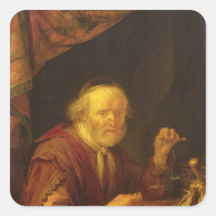 Sticker Carré Pesage de l'or