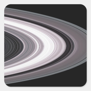 Sticker Carré Petites particules dans SaturnĂ`s bagues