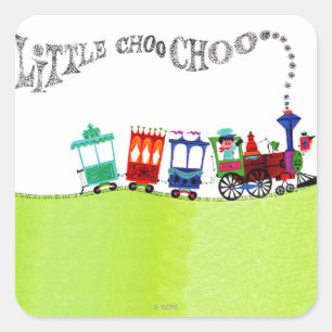 Sticker Carré Peu de Choo Choo