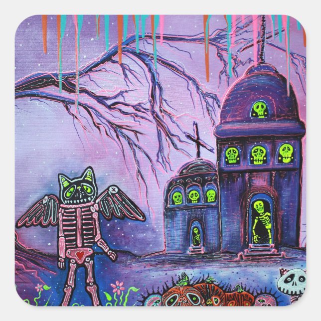 Sticker Carré Phantasme (Devant)