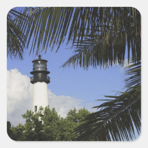 Sticker Carré Phare de Bill Baggs Cape Florida, Bill Baggs 2