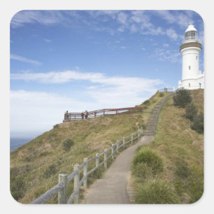 Sticker Carré Phare du cap Byron, cap Byron (l'extrémité la plus