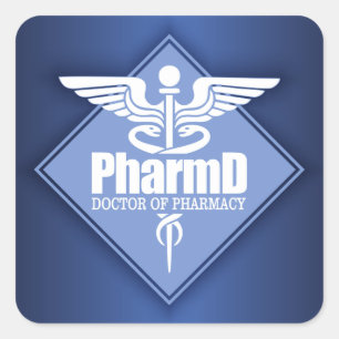 Sticker Carré PharmD de DAO (diamant)