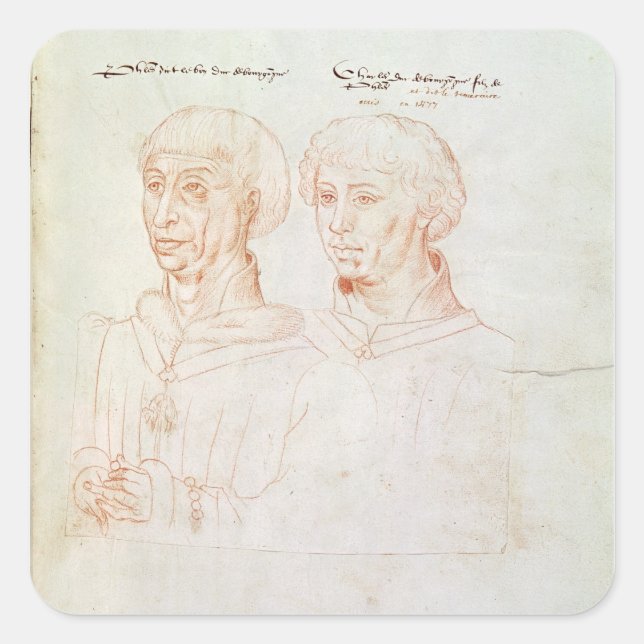 Sticker Carré Philippe III le Bon (Devant)