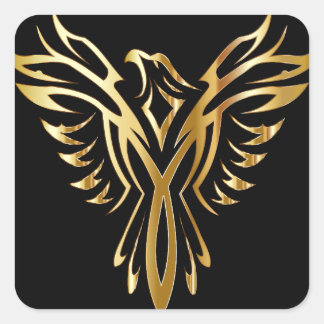 Sticker Carré phoenix-