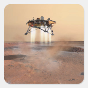 Sticker Carré Phoenix Mars Lander