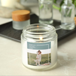 Sticker Carré Photo moderne Green Famille Jolie Cadeau