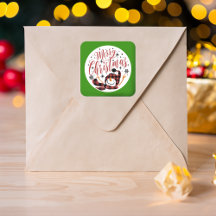 Photo unique de Noël du joyeux bonhomme de neige p