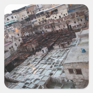 Sticker Carré Photographie de rue au Maroc
