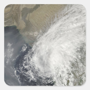 Sticker Carré Phyan tempête tropicale