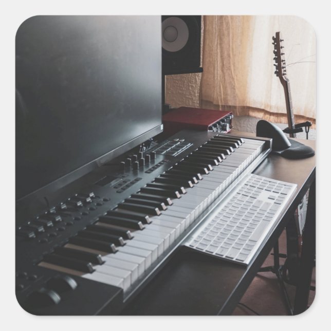 Sticker Carré Piano Extraordinaire (Devant)
