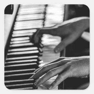 Sticker Carré Piano génial