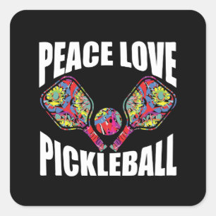 Sticker Carré Pickleball