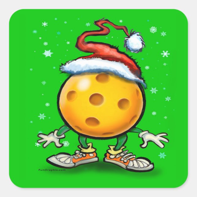 Sticker Carré Pickleball (Devant)