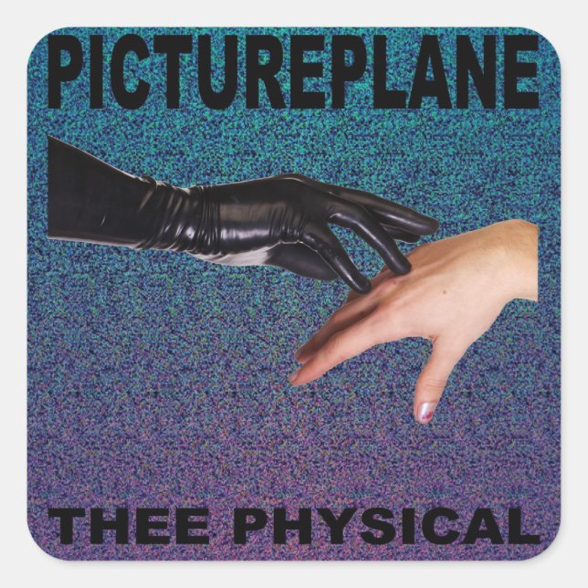 STICKER CARRÉ PICTUREPLANE - 'LA PHYSIQUE' (Devant)