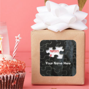 Sticker Carré Pièce de puzzle manquante