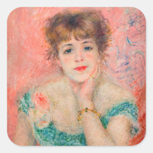 Sticker Carré Pierre-Auguste Renoir - Actrice Jeanne Samary