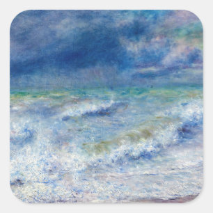 Sticker Carré Pierre-Auguste Renoir - Paysage marin