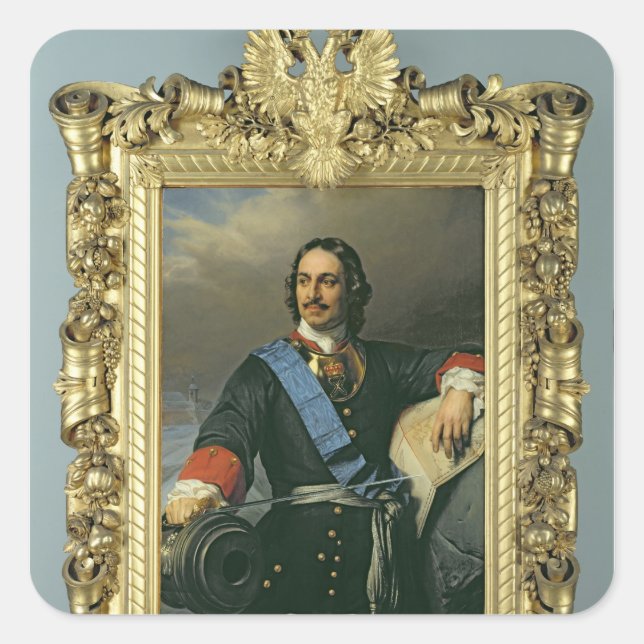 Sticker Carré Pierre I le Grand 1838 (Devant)