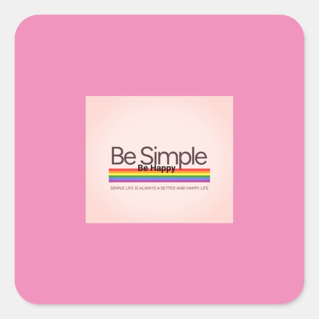 Sticker Carré pin's (Devant)