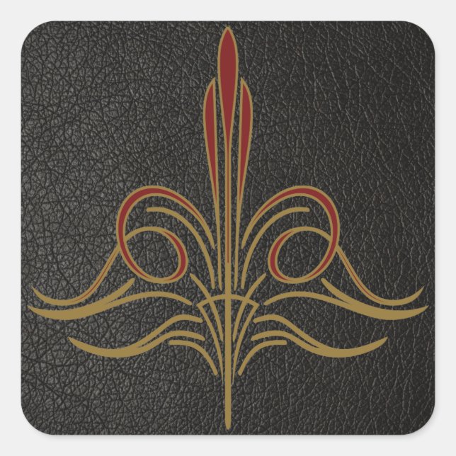 Sticker Carré Pinstripe (Devant)