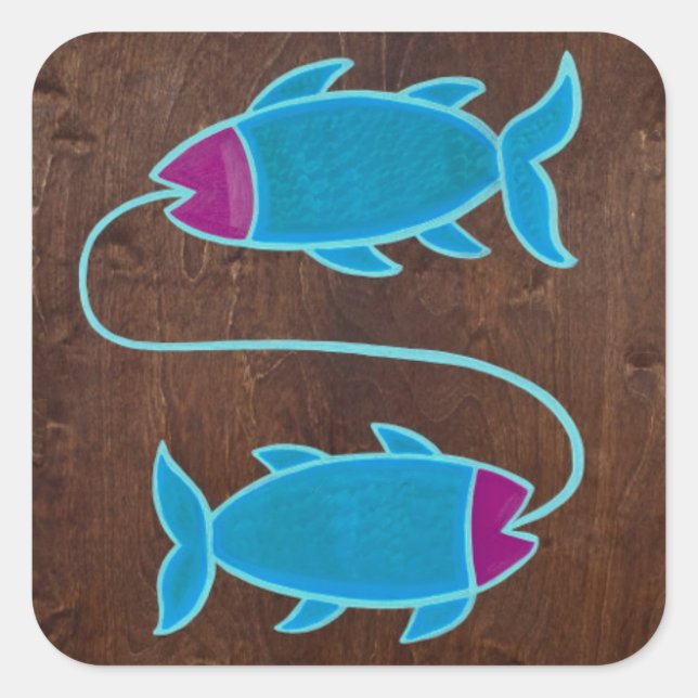 Sticker Carré Pisces 2008 (Devant)