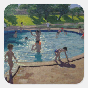 Sticker Carré Piscine 1999