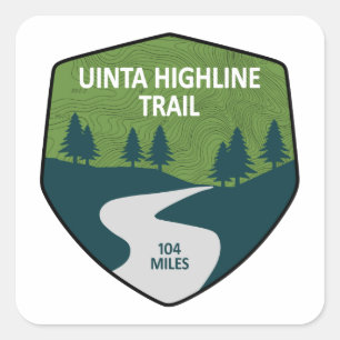 Sticker Carré Piste Uinta Highline