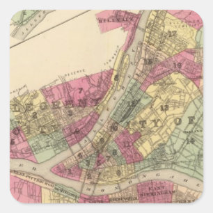 Sticker Carré Pittsburgh, Allegheny