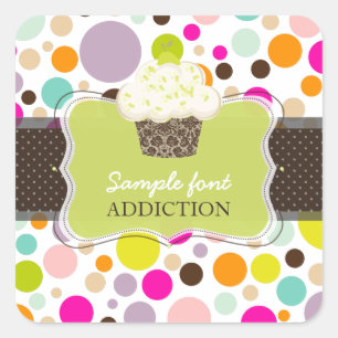 Sticker Carré PixDezines do-it-yourself couleurs/bulle gomme+key