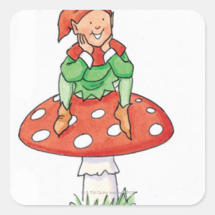 Sticker Carré Pixie sur Toadstool