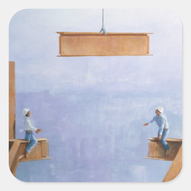 Sticker Carré Placement du lien Dernier (Devant)