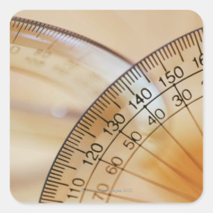 Sticker Carré Plan rapproché d'un rapporteur