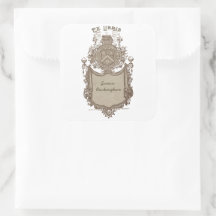 Plaque de propriété Ex Libris Armoiries