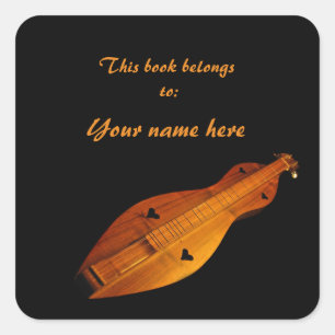 Sticker Carré Plaque Dulcimer