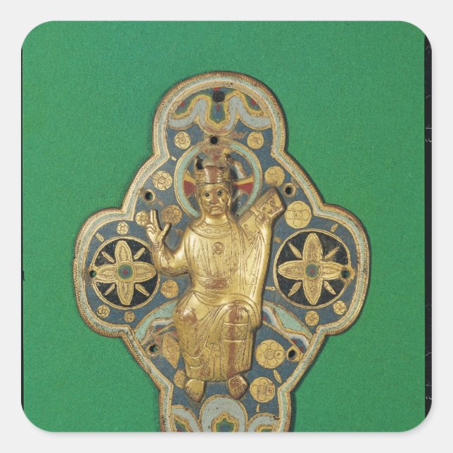 Sticker Carré Plaque représentant la bénédiction de Dieu (Devant)