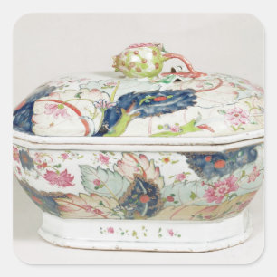 Sticker Carré Plat de porcelaine, 18ème siècle