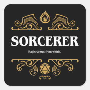 Sticker Carré Plateau de Sorcerer