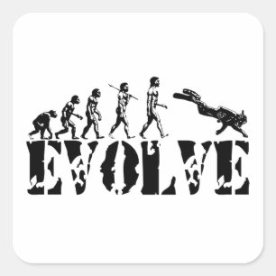 Sticker Carré Plongée Plongée Evolution Sports Art