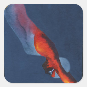 Sticker Carré Plongeur 2