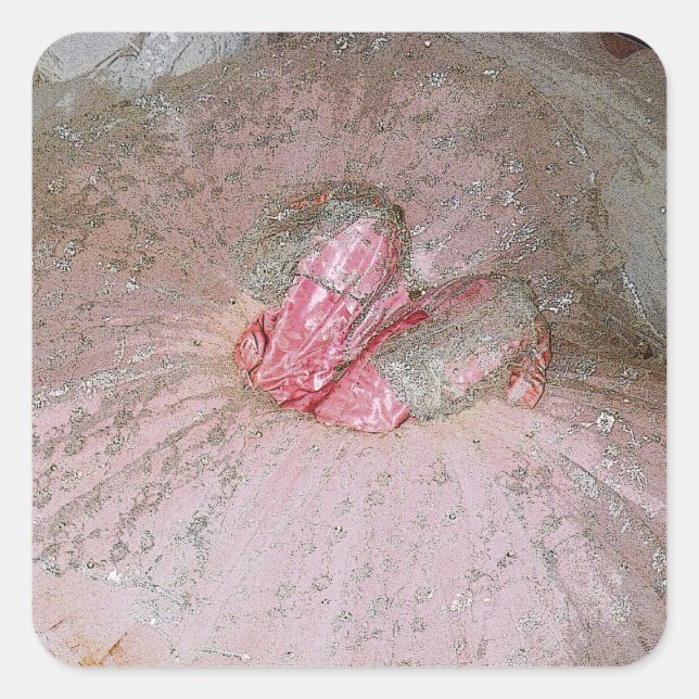 Sticker Carré Plum de sucre (Devant)