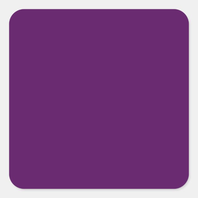 Sticker Carré Plum Purple (Devant)