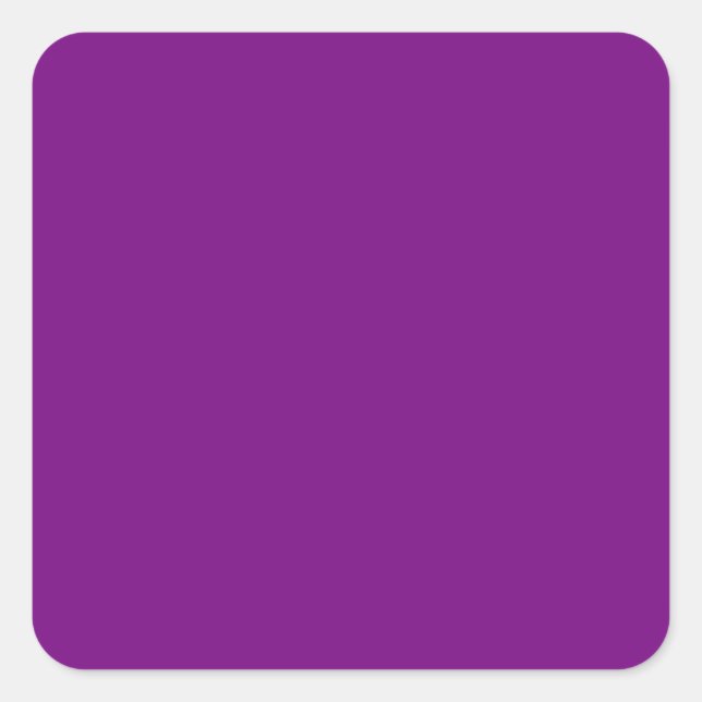 Sticker Carré Plum Purple (Devant)
