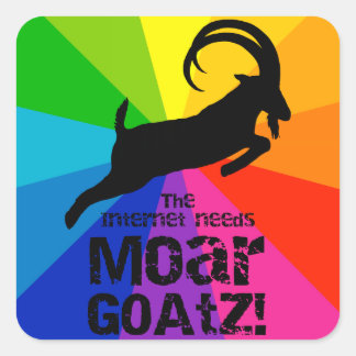 Sticker Carré Plus Goatz 2
